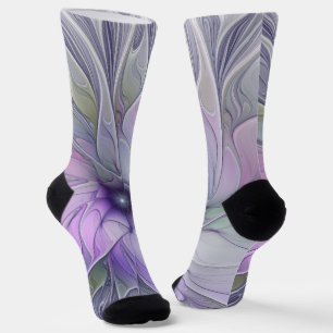 Atemberaubende Schönheit Modernes Abstraktes Frakt Socken