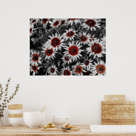 Atemberaubende Schwarz-Mit Augen Susans Poster