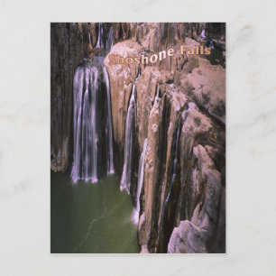 Atemberaubende Shoshone Falls in Idaho, Postcard Postkarte