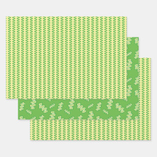 Atemberaubende Spirulina Geschenkpapier Set