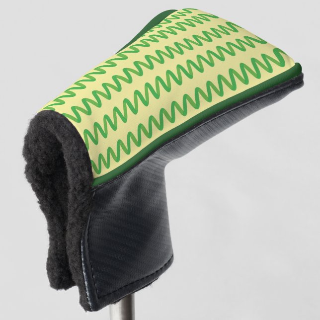 Atemberaubende Spirulina Golf Headcover (3/4 Vorderseite)