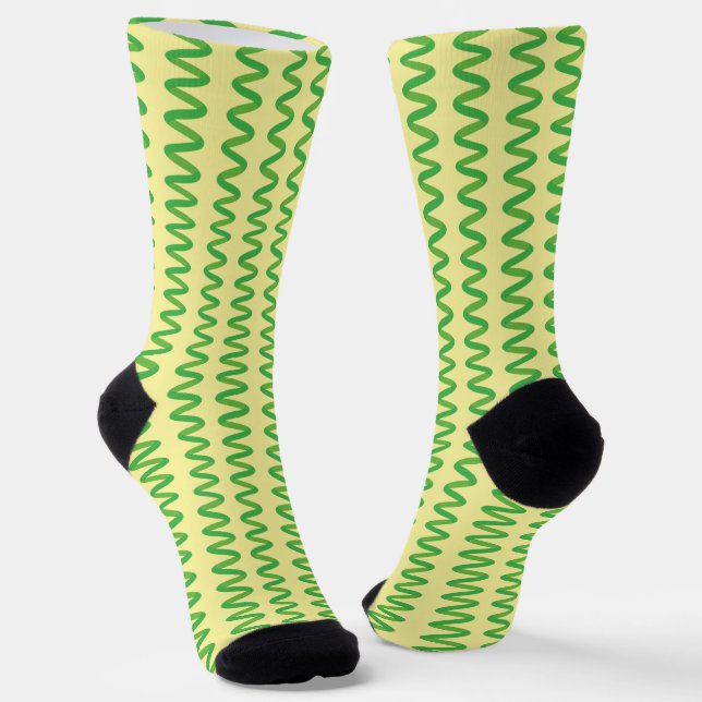 Atemberaubende Spirulina Socken (Gewinkelt)