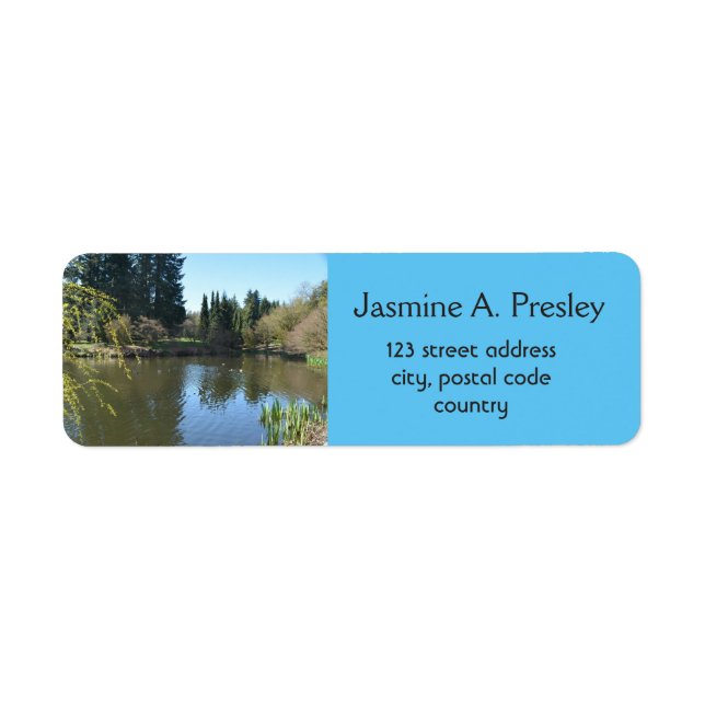 Atemberaubende Wasser-Teich-Adresse im Frühjahrsga (Vorne)