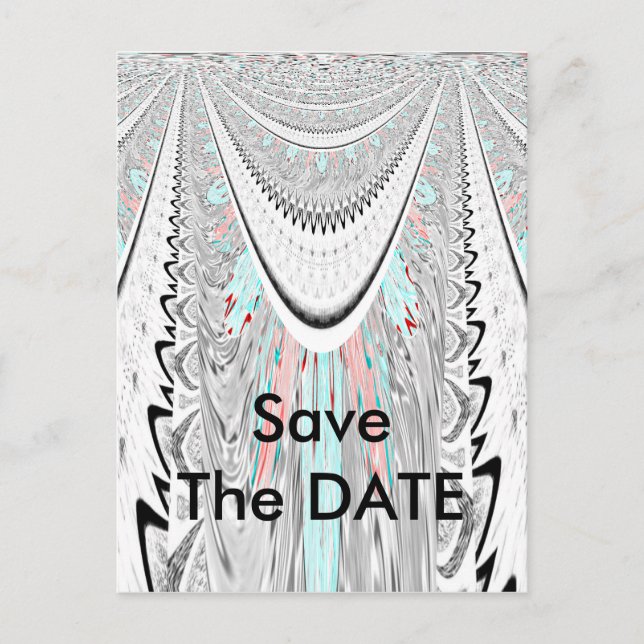 Atemberaubende, weiche Zyanfarben-Vektor-Illustrat Ankündigungspostkarte (Vorderseite)