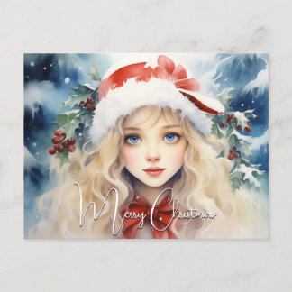 Atemberaubende WeihnachtseiPrinzessin Feiertagspostkarte