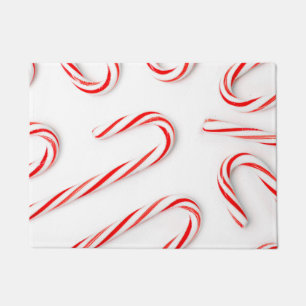 Atemberaubende Weihnachtszuckerstangen Fußmatte