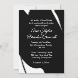 Atemberaubender Abstrakter Abend Einladung zur Hoc