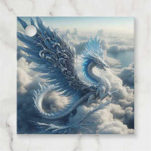 Atemberaubender Drache umgeben von Wolken Geschenkanhänger