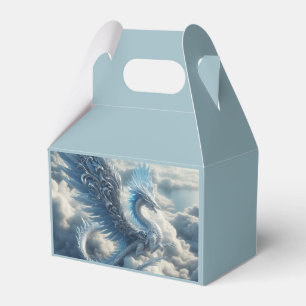 Atemberaubender Drache umgeben von Wolken Geschenkschachtel