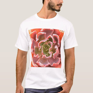 Atemberaubender Garten Sukkuline Rosa Töne Kunst, T-Shirt