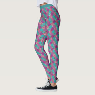 Atemberaubender Glitzer Mermaid Scale Pastel Glam  Leggings