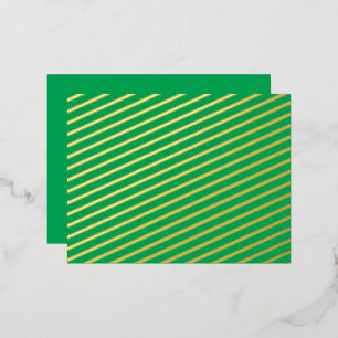 Atemberaubender grüner Hintergrund mit weißem Gren Folien Feiertagspostkarte