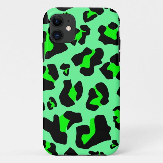 Atemberaubender grüner Leopard-Druck - iPhone 5 Case-Mate iPhone Hülle (Rückseite)