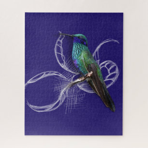Atemberaubender Hummingbird - personalisieren durc Puzzle