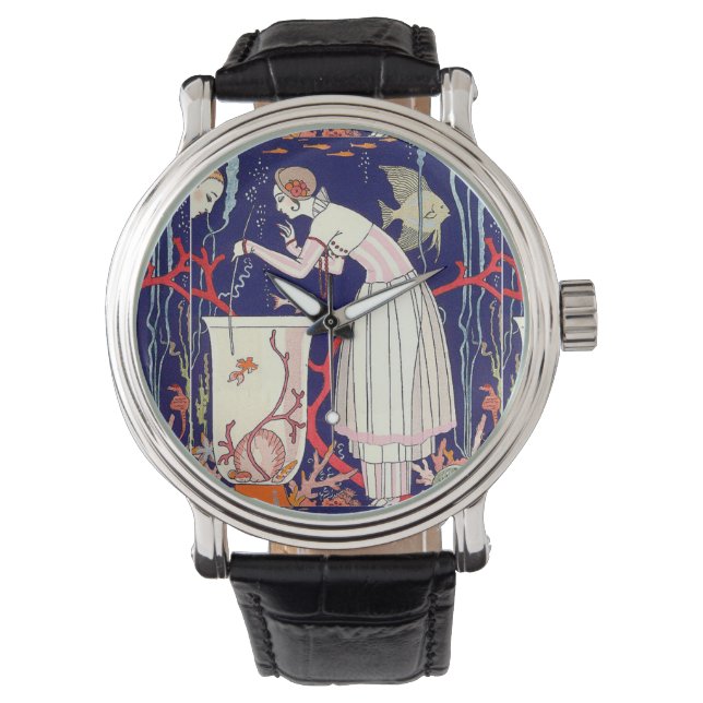 ATEMBERAUBENDER KLEINER FISCH, SCHÖNHEIT ARMBANDUHR (Vorderseite)