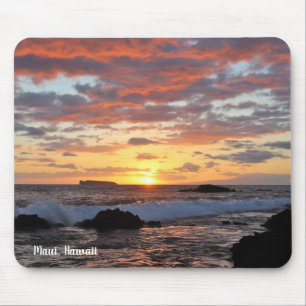 Atemberaubender Maui Beach Sunset Mousepad