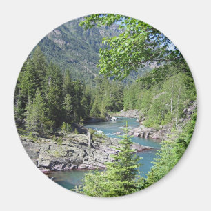 Atemberaubender Nationalwald Magnet