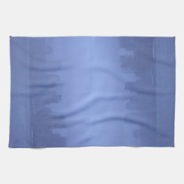 Atemberaubender NYC blauer nebeliger Skyline Handtuch