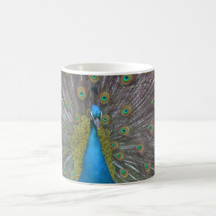 Atemberaubender Pfau Kaffeetasse