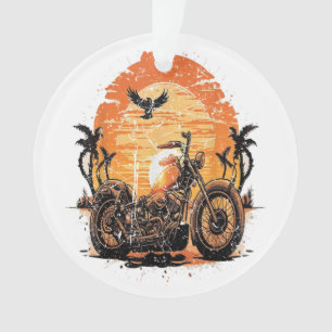 Atemberaubender Retro-Vintager Motorrad Klassische Ornament