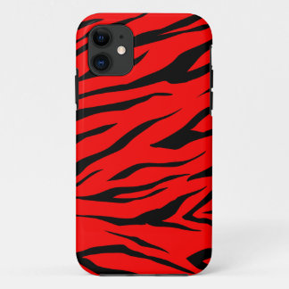 Atemberaubender schwarzer/roter Tiger-Druck - Case-Mate iPhone Hülle