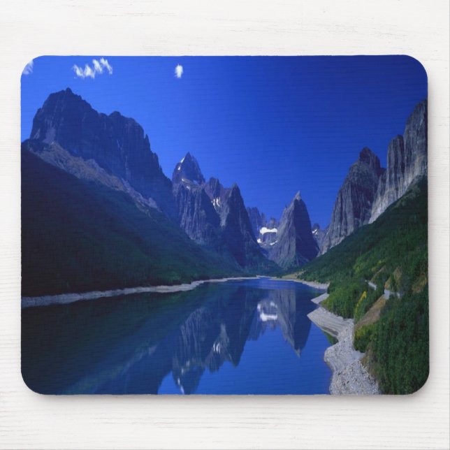 Atemberaubender See Sherburne in Montana, mousepad (Vorne)