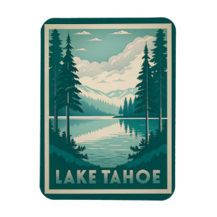 Atemberaubender See Tahoe Magnet