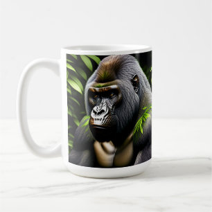 Atemberaubender Silver Back Gorilla - Jungle King Kaffeetasse