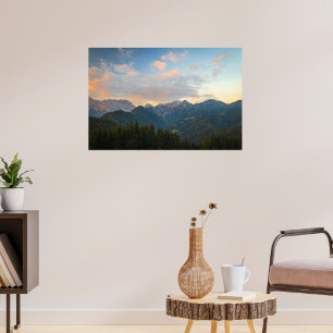Atemberaubender Sonnenaufgang im Logartal, Sloweni Poster