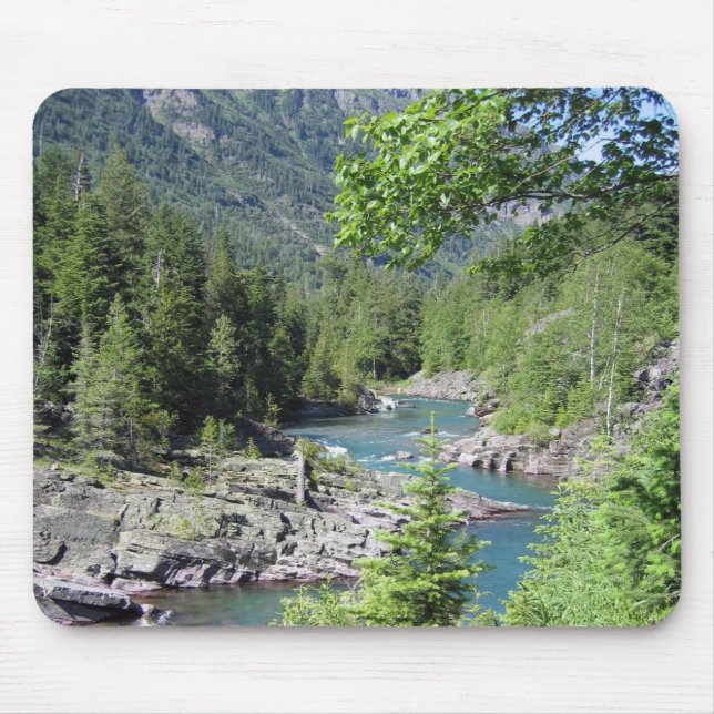 Atemberaubender staatlicher Wald Mousepad (Vorne)