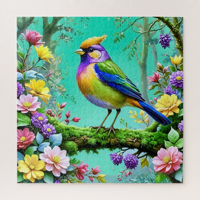 Atemberaubender Tropenvogel Puzzle (Vertikal)