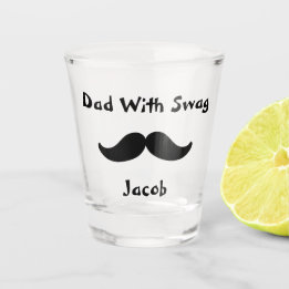 Atemberaubender Vater mit Swag Schnapsglas