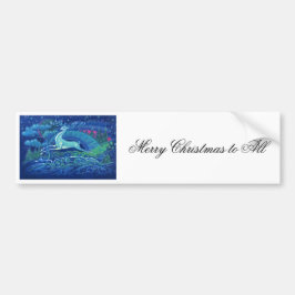 Atemberaubender Vintager Russischer Weihnachtsmann Autoaufkleber