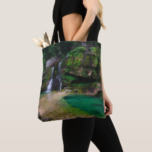 Atemberaubender Wasserfall Virje, Slowenien Poster