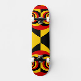 Atemberaubender Zusatz von Flaggenfarben in Deutsc Skateboard