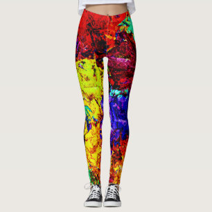 Atemberaubendes Abstraktes Muster Leggings