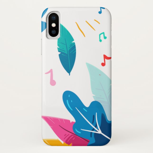 Atemberaubendes Blätter Case-Mate iPhone Hülle (Rückseite)