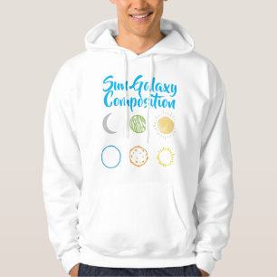 Atemberaubendes Design der Sun Galaxy-Kombination Hoodie
