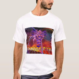 Atemberaubendes Drachenfeuerdesign T-Shirt