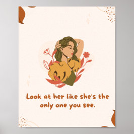 Atemberaubendes Frauenposter: Das einzige, das Sie Poster