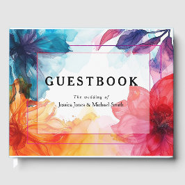 Atemberaubendes Gästebuch Anemone Dreamscape Hochz