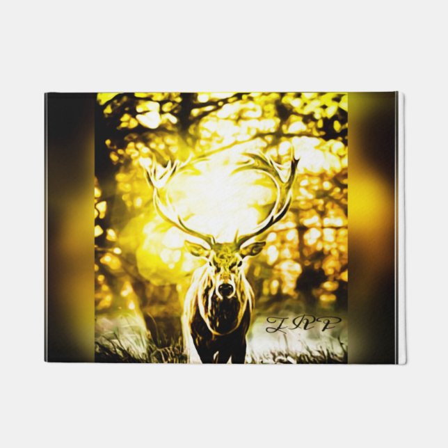 Atemberaubendes Hirsch Fußmatte (Vorderseite)