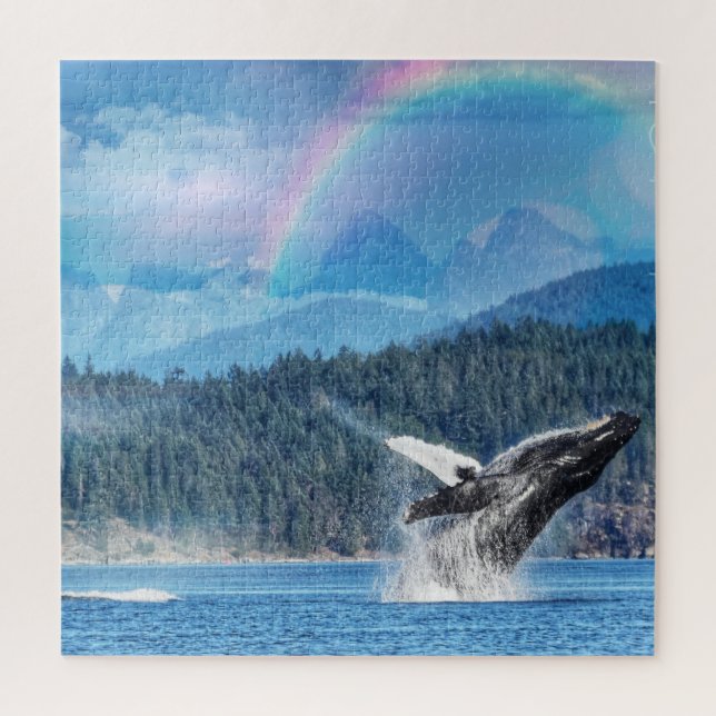 Atemberaubendes Humpback-Wal-Bräunchen Puzzle (Vertikal)
