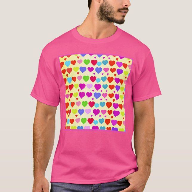 Atemberaubendes Muster für dynamische Liebe T-Shirt (Vorderseite)