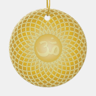 Atemberaubendes Om-Symbol Keramikornament