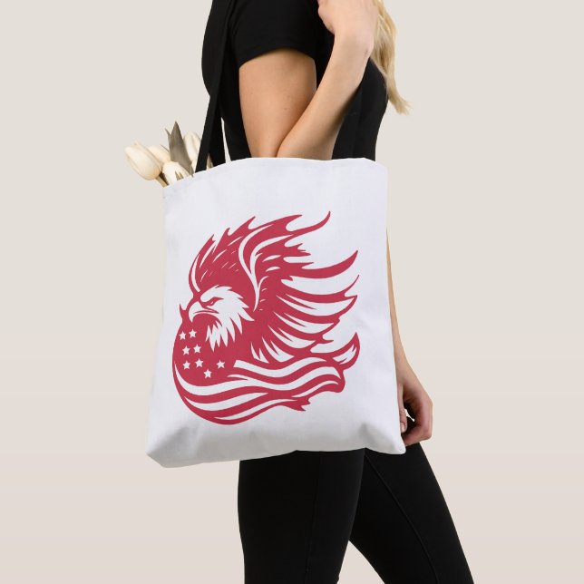 Atemberaubendes Patriotic Eagle Digital Artwork (Von Nahem)