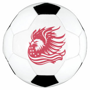 Atemberaubendes Patriotic Eagle Digital Artwork Fußball