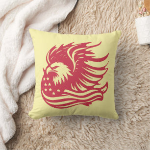 Atemberaubendes Patriotic Eagle Digital Artwork Kissen