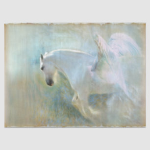 Atemberaubendes Pegasus-Pferdededekoupage Seidenpapier