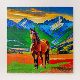 Atemberaubendes Pferd Puzzle